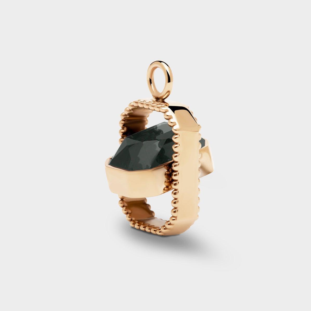 Talisman Charm in Jet Black