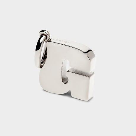 Silver Letter Charm