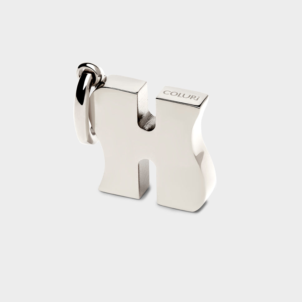 Silver Letter Charm