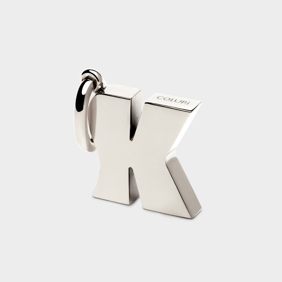 Silver Letter Charm
