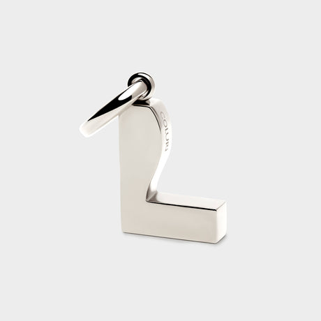 Silver Letter Charm
