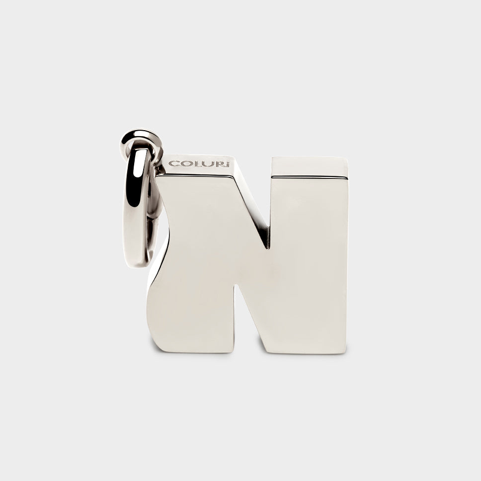 Silver Letter Charm