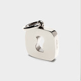 Silver Letter Charm