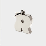 Silver Letter Charm