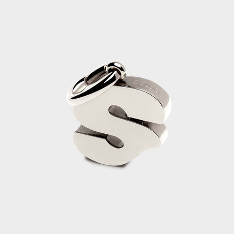 Silver Letter Charm