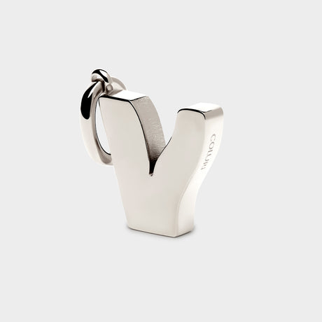 Silver Letter Charm