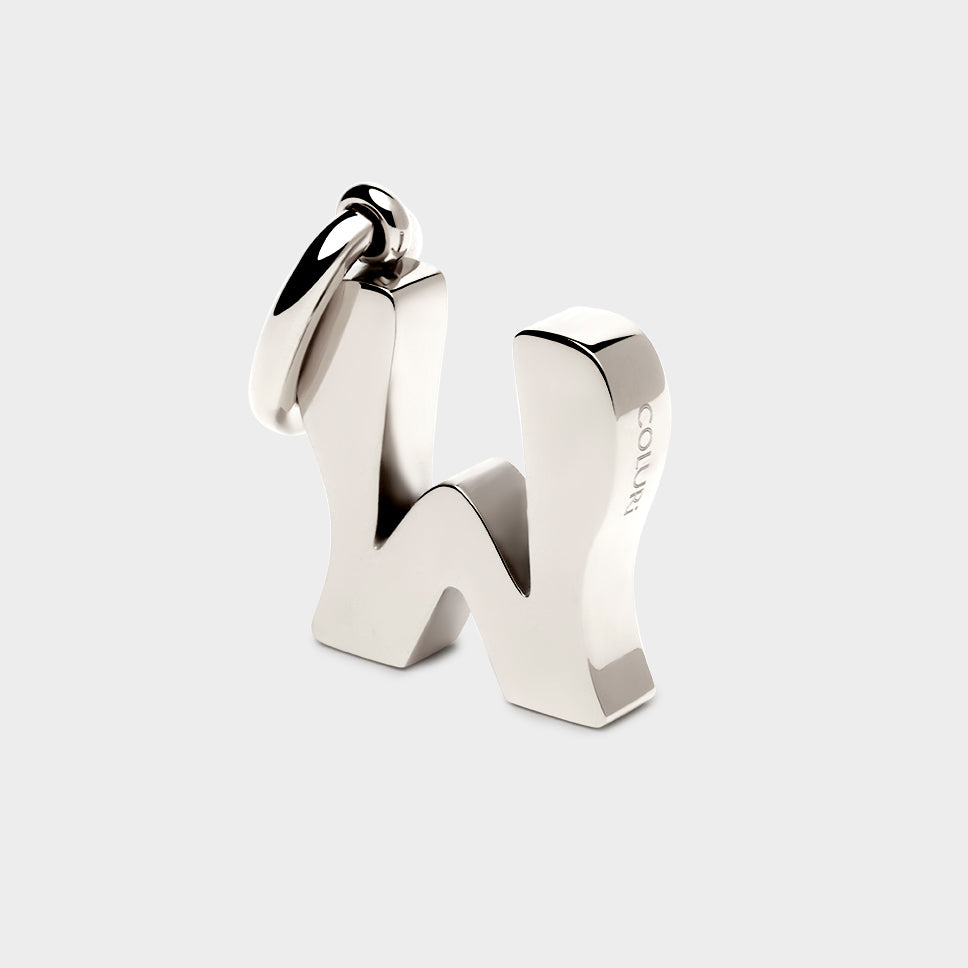 Silver Letter Charm