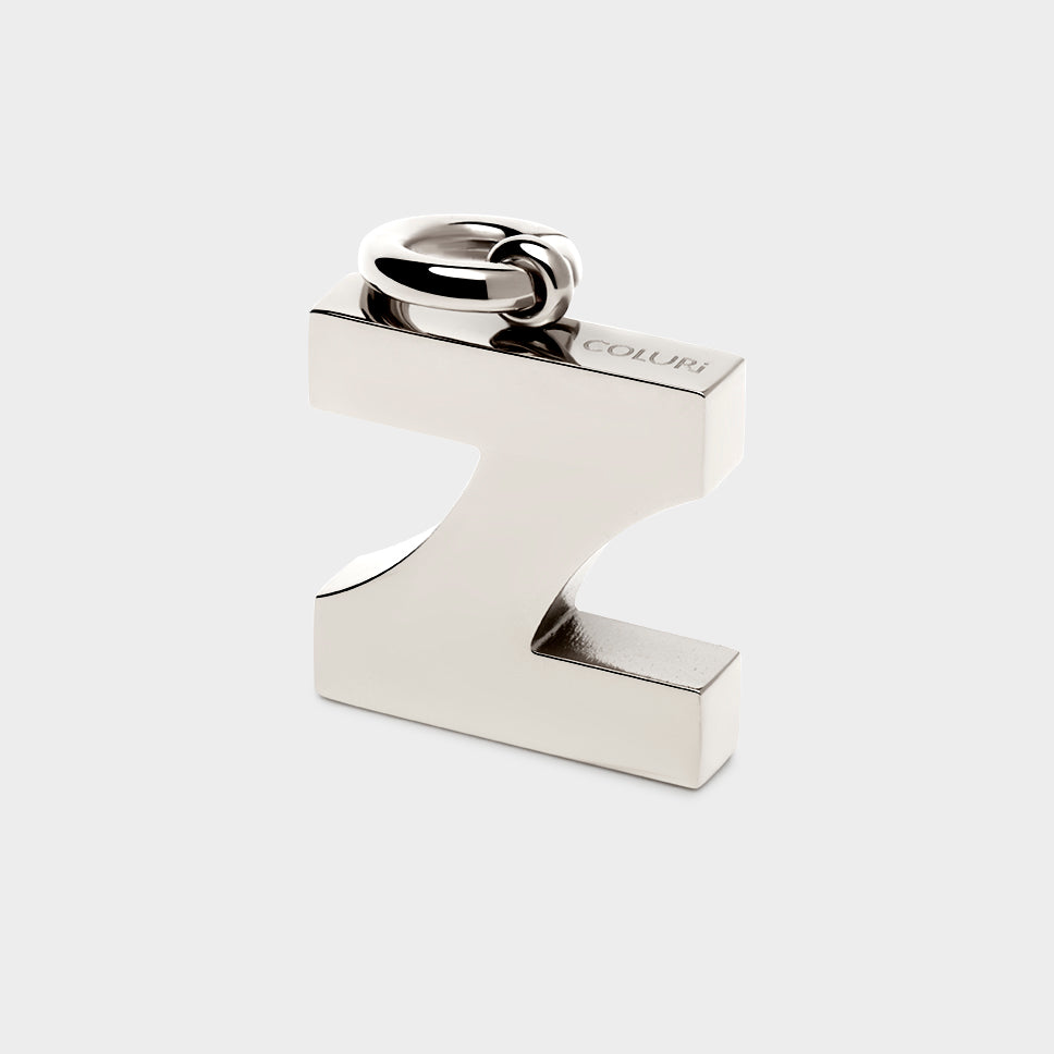 Silver Letter Charm