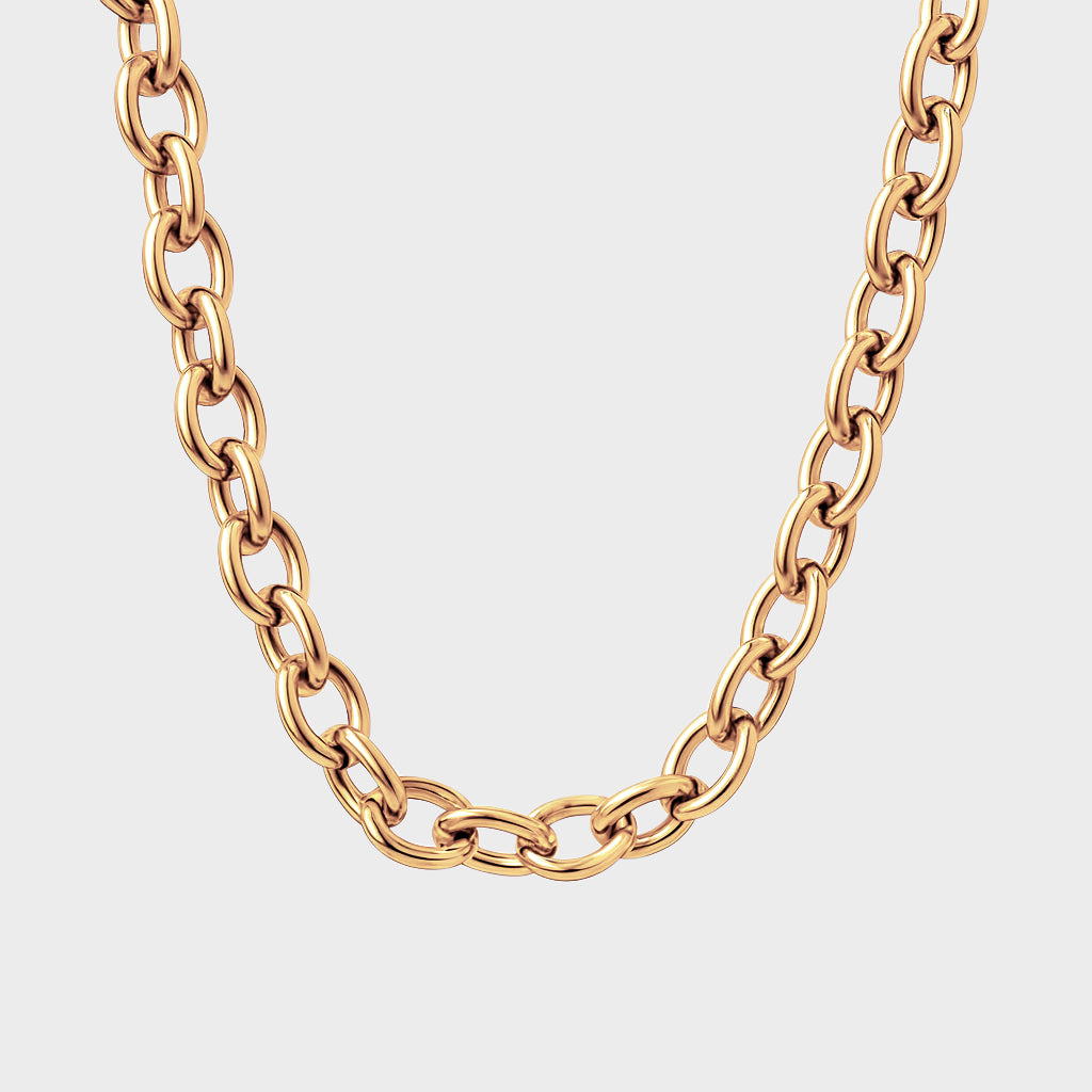 Thick Charm Chain Necklace