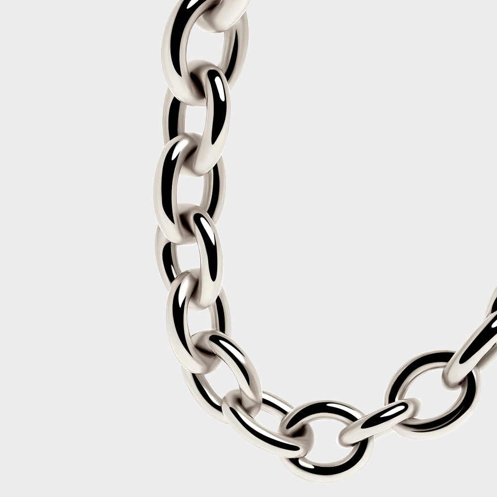 Thick Charm Chain Necklace