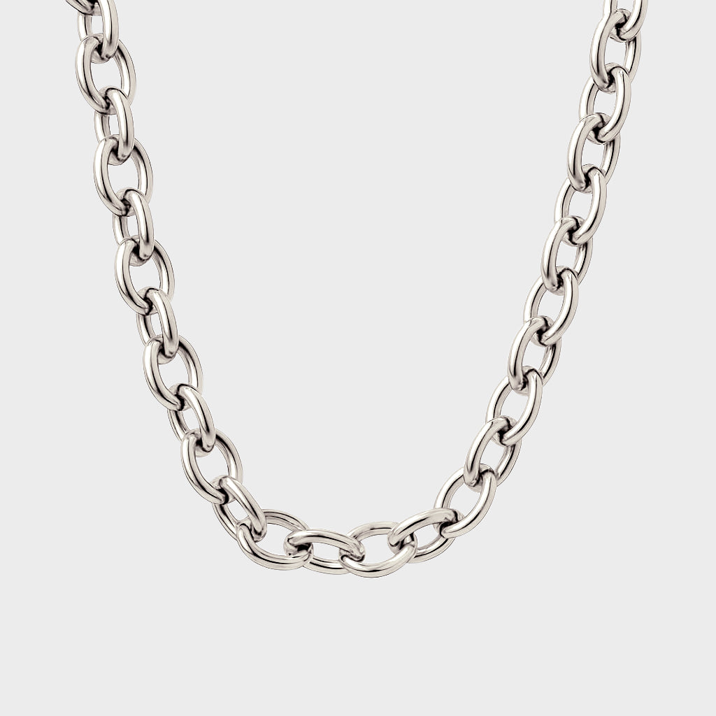 Thick Charm Chain Necklace