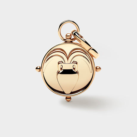 Gold Double-Sided Zodiac Charm