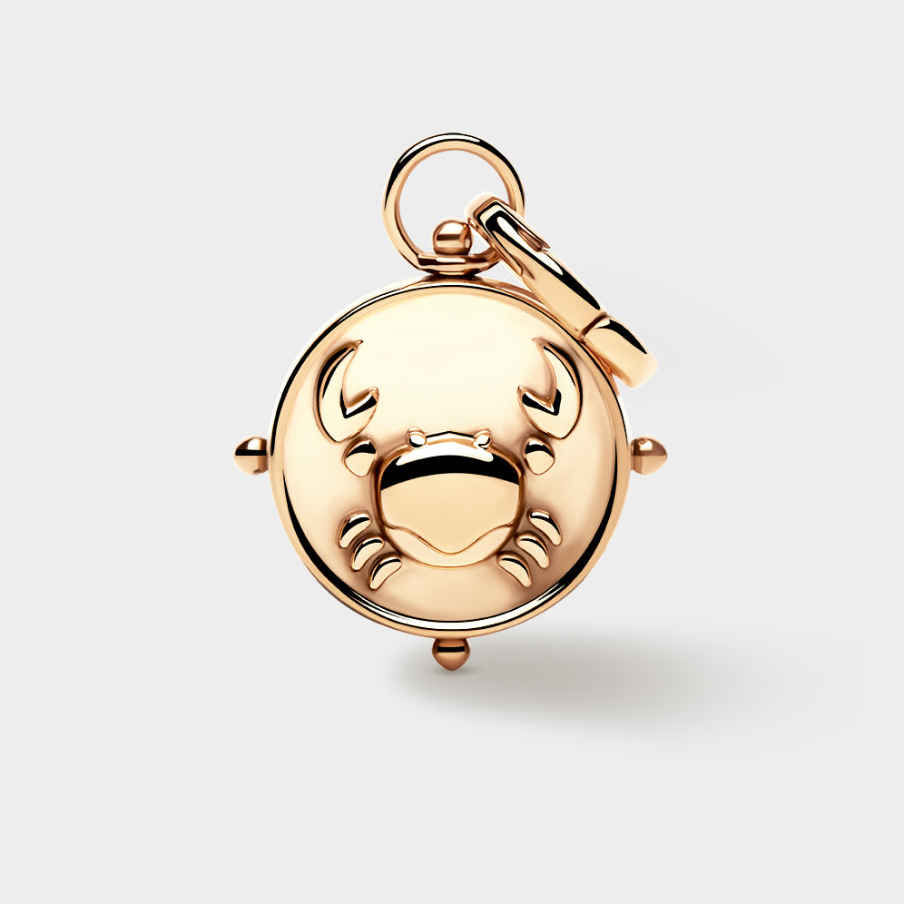 Gold Double-Sided Zodiac Charm