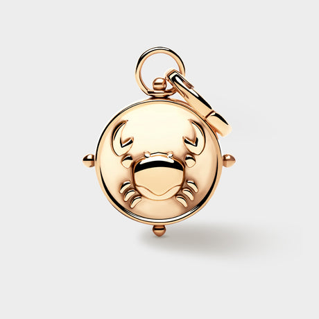 Gold Double-Sided Zodiac Charm