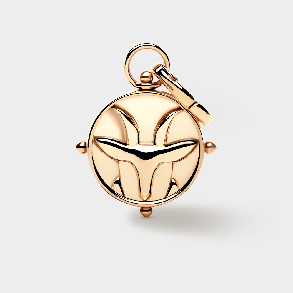 Gold Double-Sided Zodiac Charm