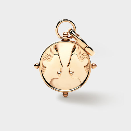 Gold Double-Sided Zodiac Charm