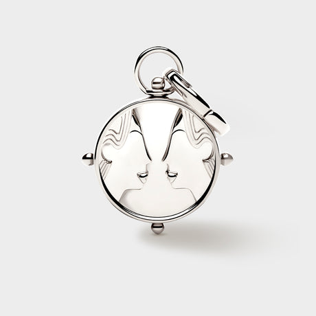 Silver Double-Sided Zodiac Charm