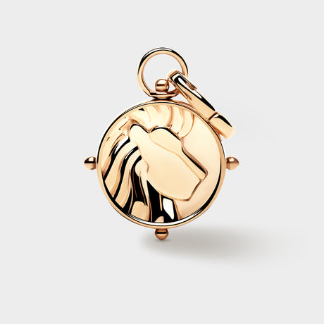 Gold Double-Sided Zodiac Charm