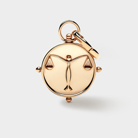 Gold Double-Sided Zodiac Charm