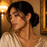 Arabic Initial Earrings