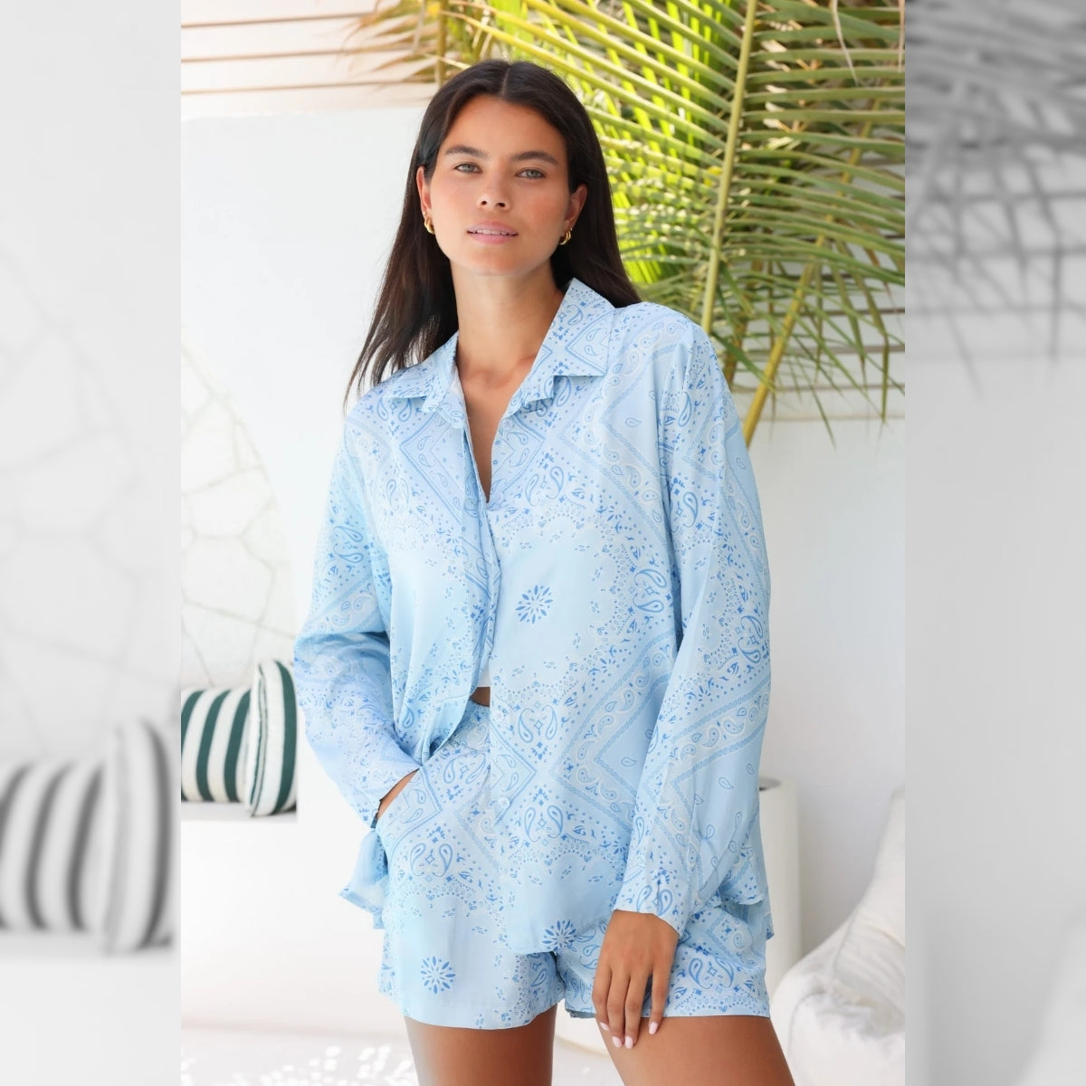 Blue Lolly Short Co-Ord Set