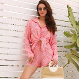 Clutch Pink Lolly Short Co-Ord Set