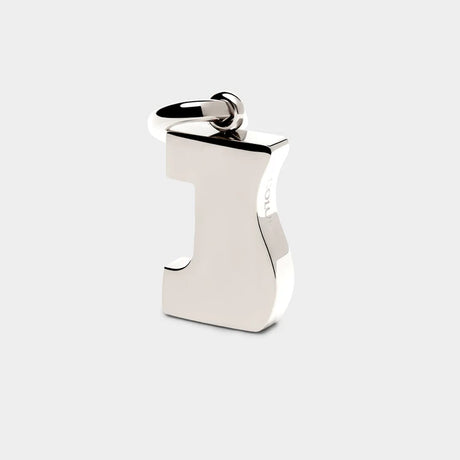 Silver Letter Charm