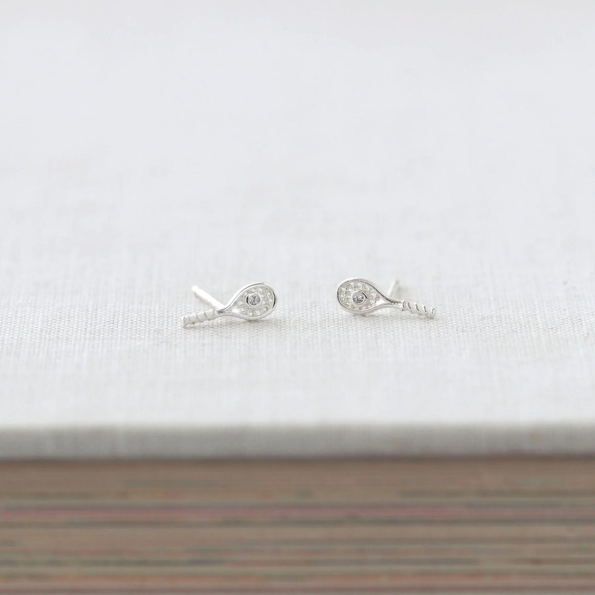 Tennis Racket Stud Earrings