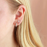 Tennis Racket Stud Earrings