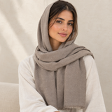 Taupe Sparkle Shawl