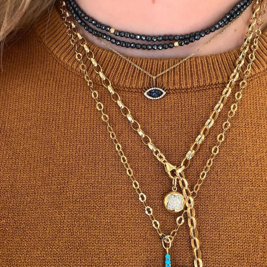 Flirty Eye Necklace