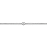 LoveLab Antwerp Cuty Diamond Grey Cord Bracelet