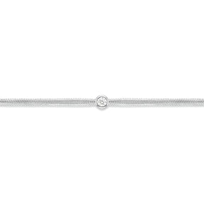 LoveLab Antwerp Cuty Diamond Grey Cord Bracelet