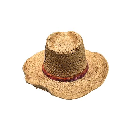 Moov In Style Lips Embellished Vibrant Straw Hat