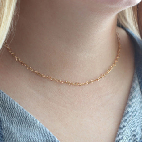 Kris Nations Heart Chain Necklace