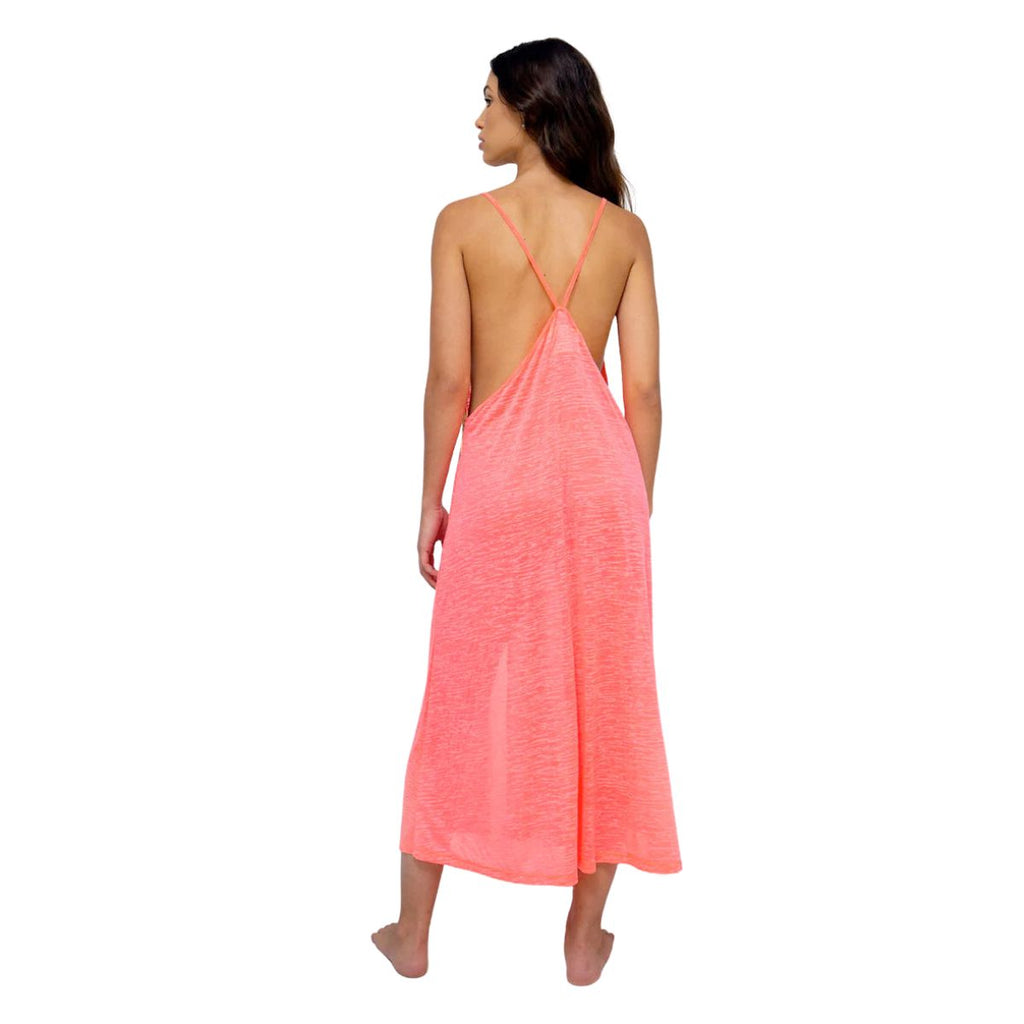 Pitusa Hot Pink Slip Dress | Boom & Mellow