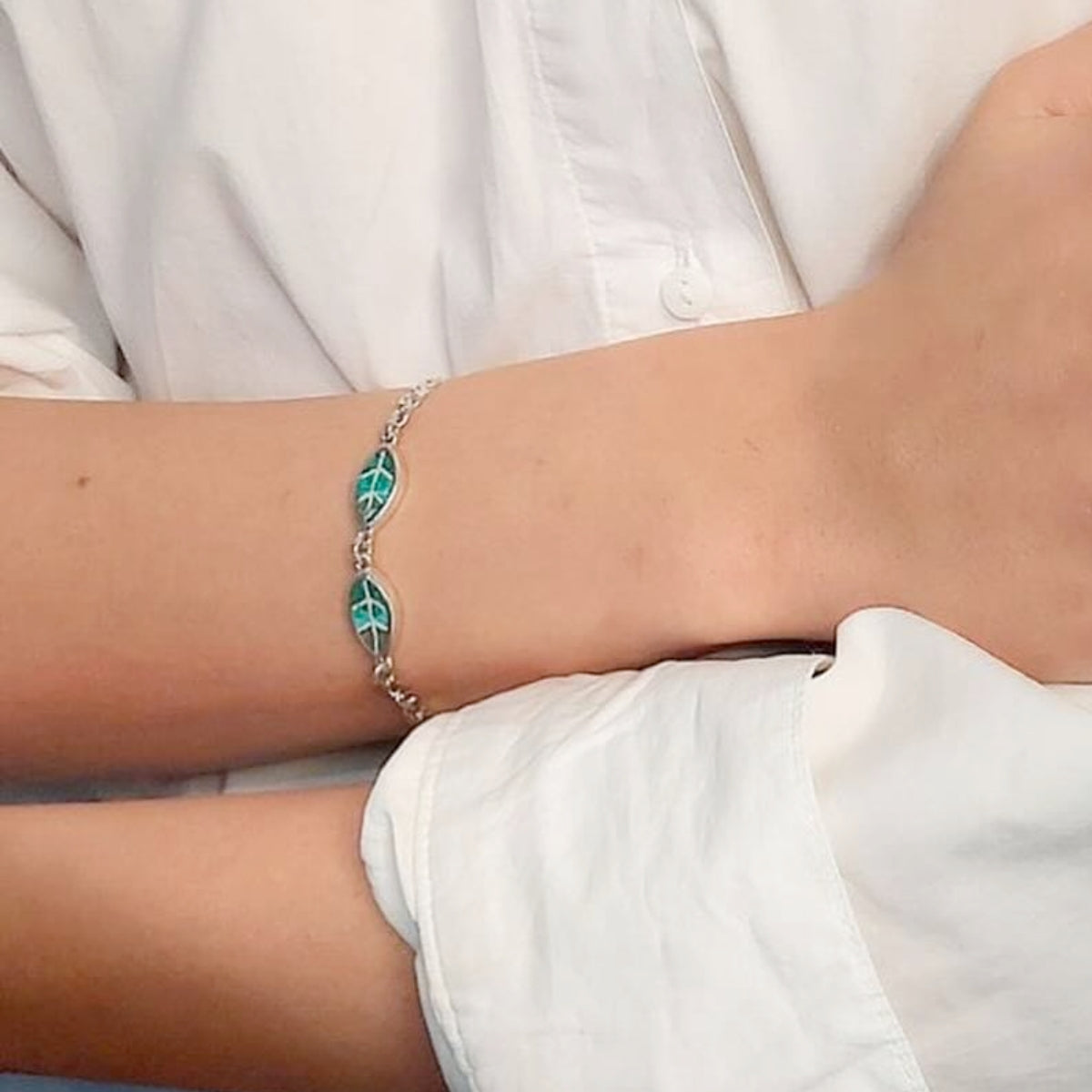 Galassia Jewellery Olive Leaf Bracelet