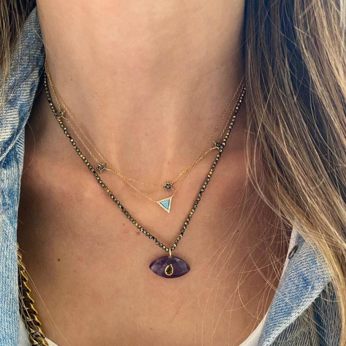 Eye Beaded Necklace