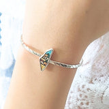 Galassia Jewellery Map of Palestine Old City Micro Mosaic Cuff Bracelet