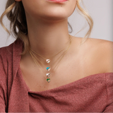 Buy J Boghossian 18k Gold White Mini Sienna Heart Necklace Online for Women | Free 3-Hour Delivery in Dubai | Boom & Mellow UAE