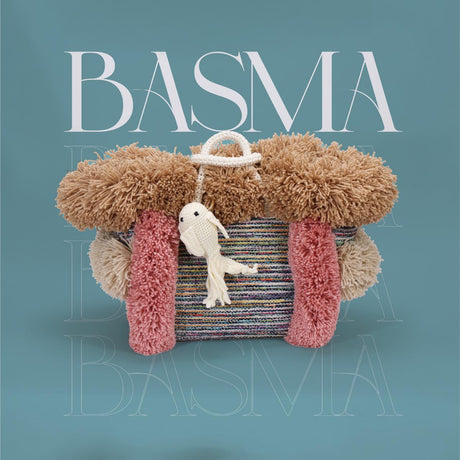 Basma Collection Multicolor Woven Fringed Bag Online for Women | Free 3-Hour Delivery in Dubai | Boom & Mellow UAE