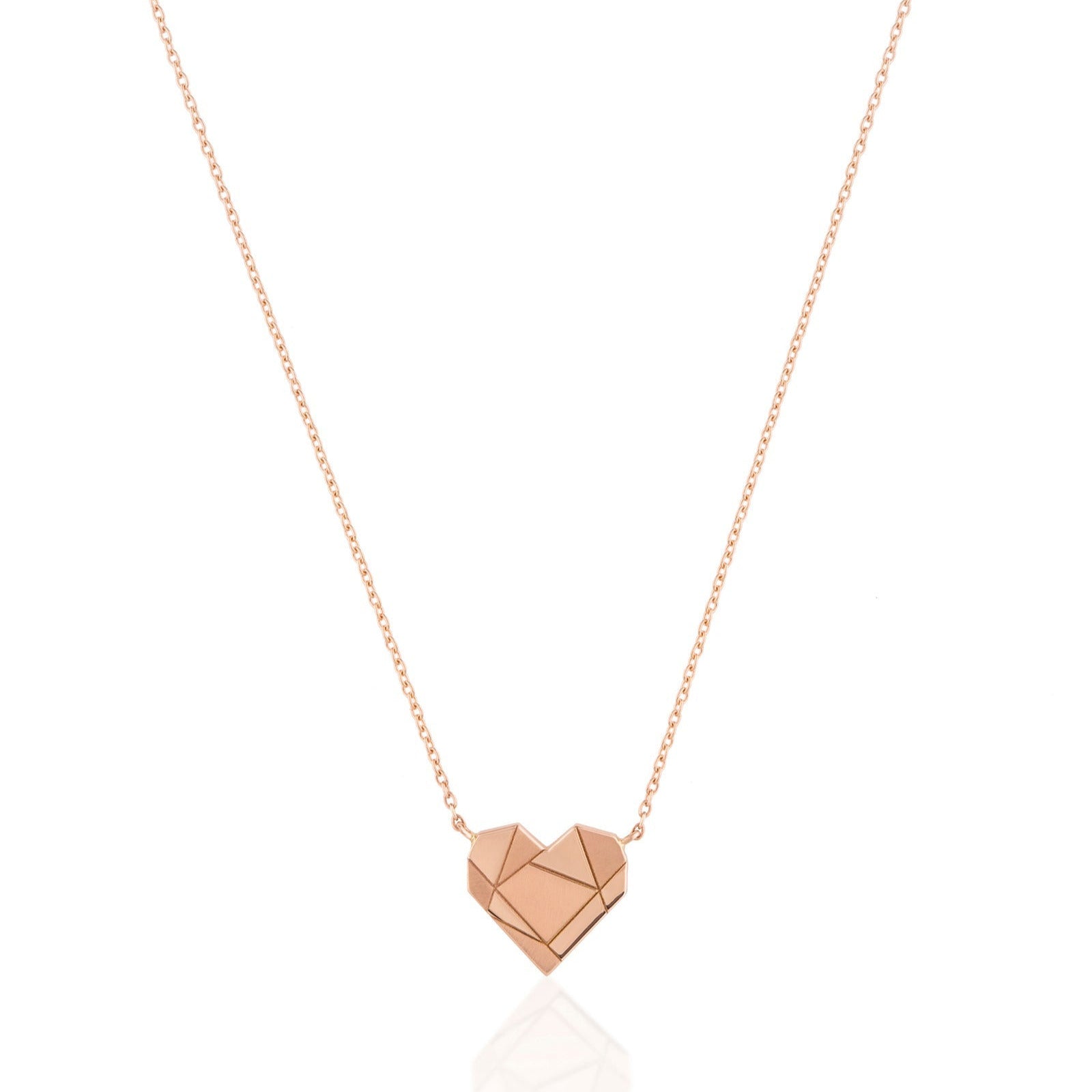 Origami Heart Necklace