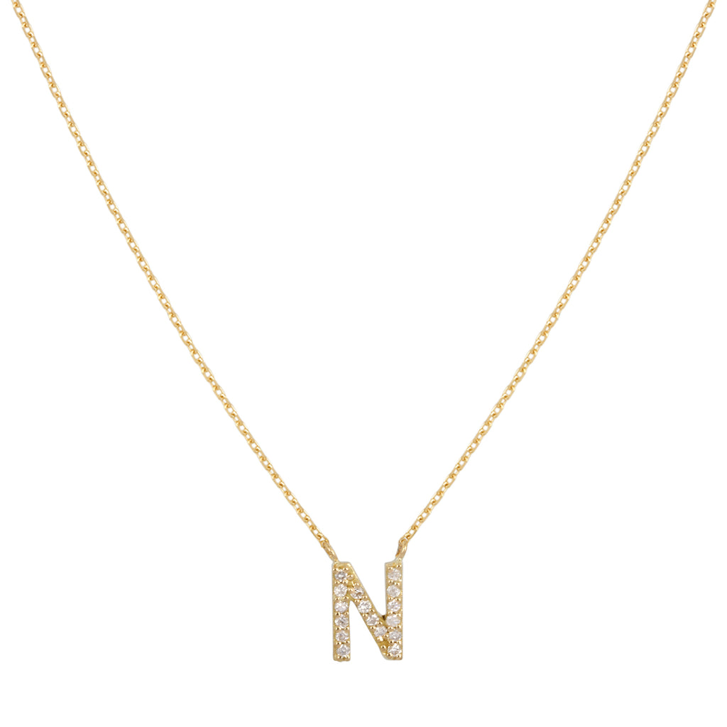 Ishq Initial N Necklace | Boom & Mellow