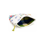 RELAX RE-LUX Soft Blossom Patch Embroidery Pouch