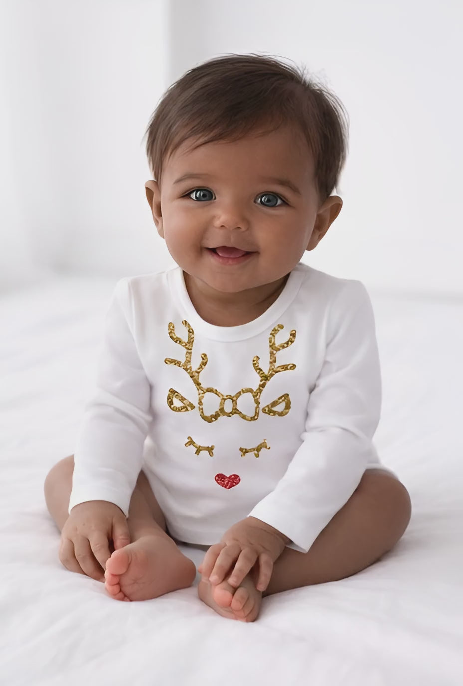 Reindeer long sleeve top