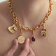 Talisman Charm in Jet Black