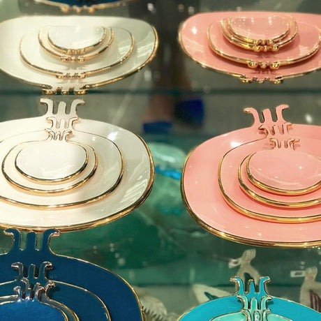 Extra Small Ceramic Pomegranate Plate