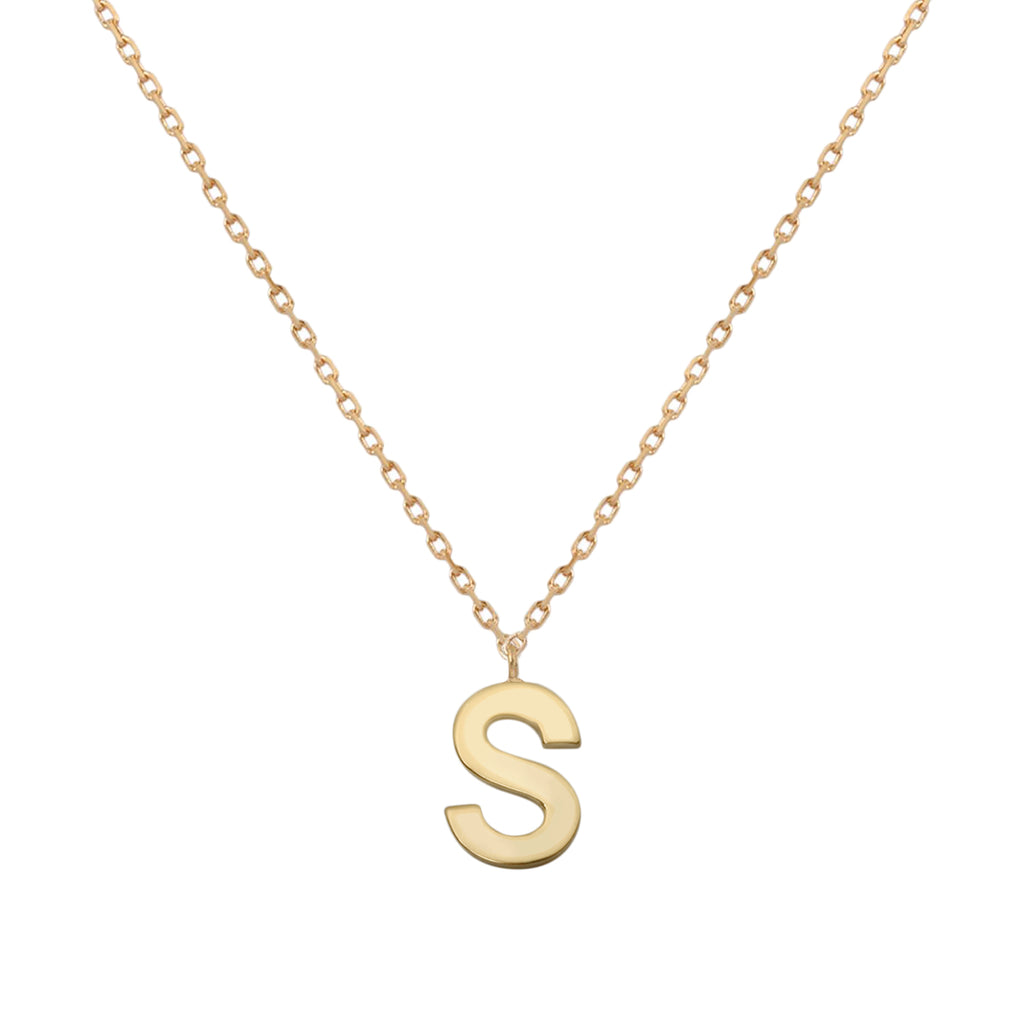 Ishq Initial S Necklace | Boom & Mellow