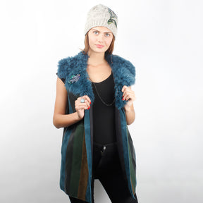 Enes Patchwortk Gilet Petrol Jacket