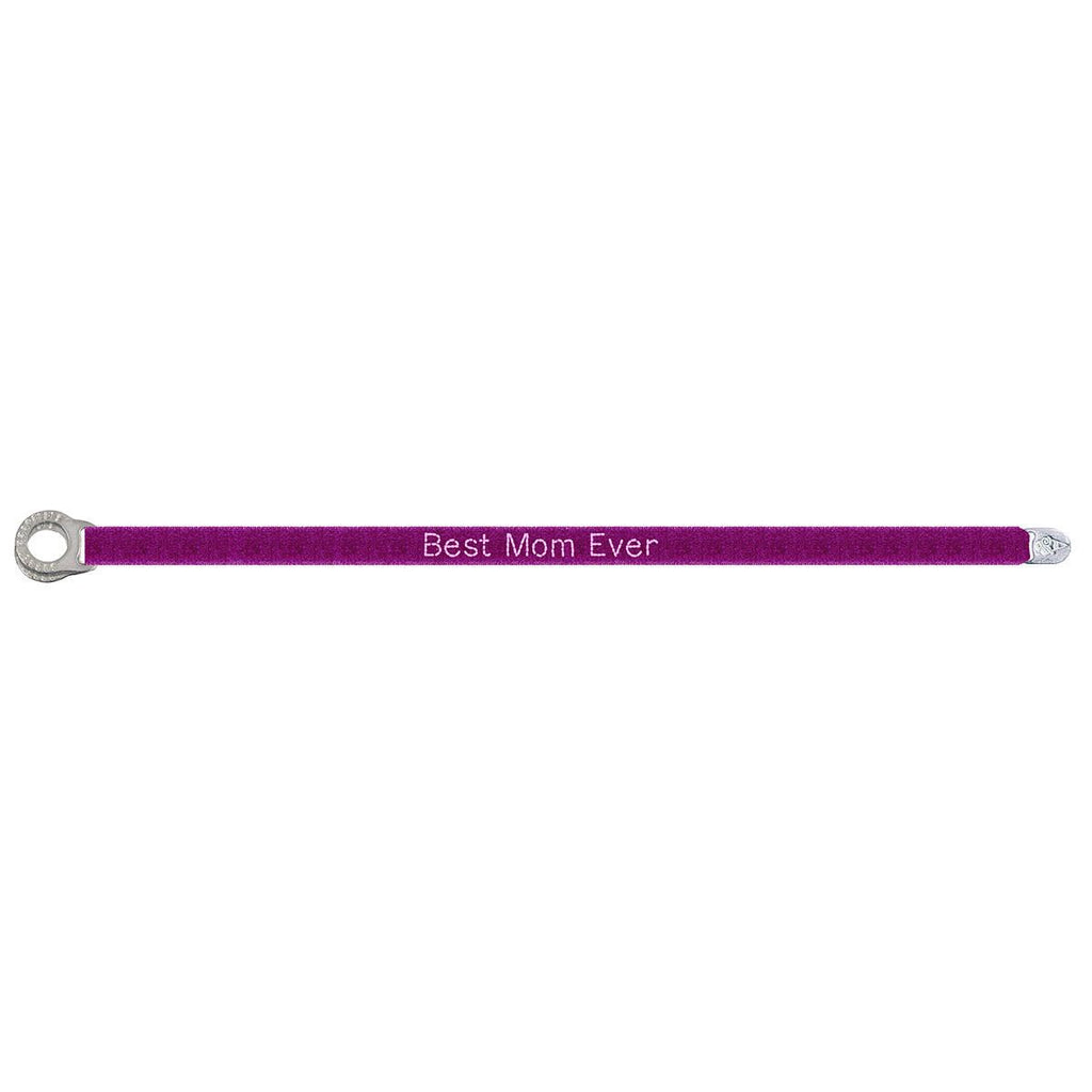 Sorbet Island Velvet Best Mom Ever Bracelet | Boom & Mellow